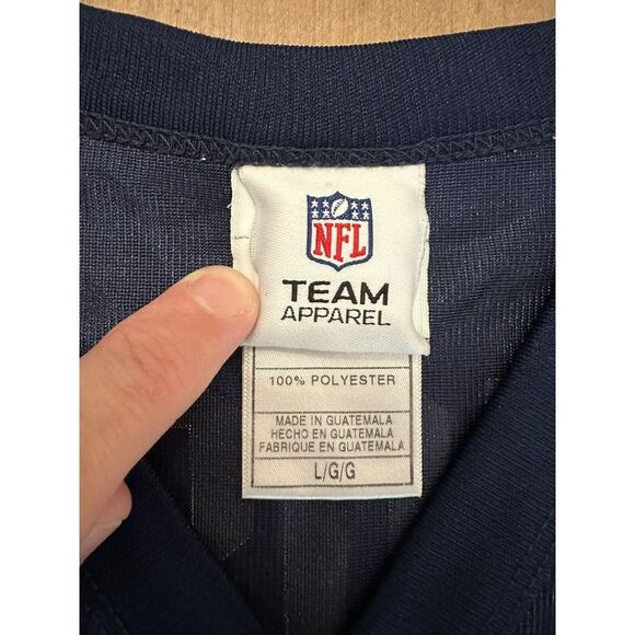 Randy Moss New England Patriots Home Jersey NFL Team Football Blue Mens Large - Picture 3 of 7